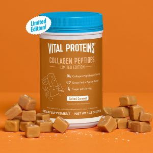 Salted Caramel Collagen Peptides – 10.5 oz