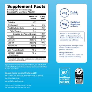 Vital Performance™ Protein Powder – Canister / Chocolate