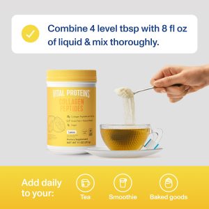 Lemon Collagen Peptides – 11 oz