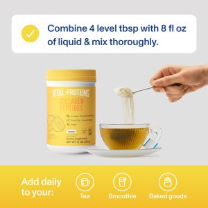 Lemon Collagen Peptides – 11 oz